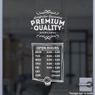 Open Hours With Logo Style 23